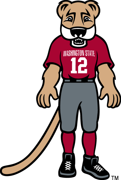 Washington State Cougars 2003-Pres Mascot Logo diy iron on heat transfer